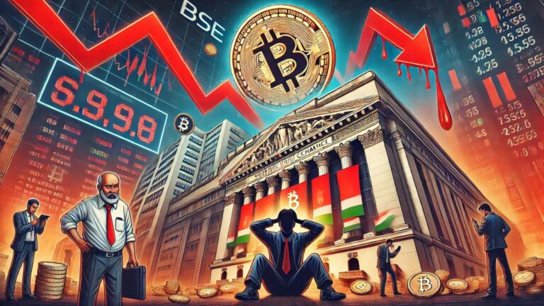 Bitcoin Share Market crash